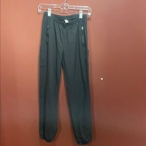 Athleta Black Jogger Sweatpants with Zipper Pockets